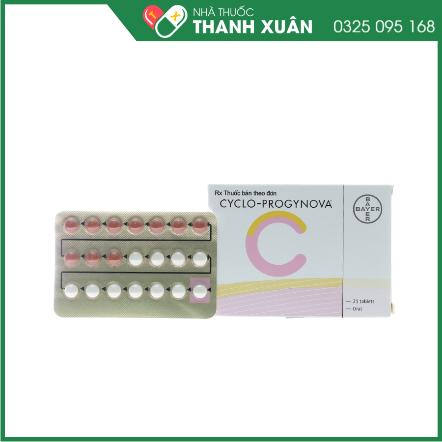 Cyclo - Progynova trị thiếu estrogen do mãn kinh